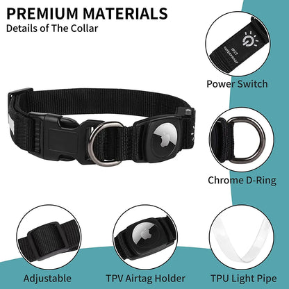 Premium GPS Dog Collar with LED Light