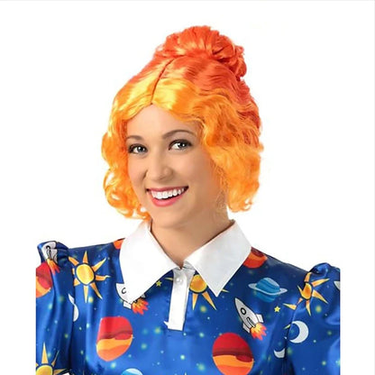 Hair Magic School Bus Ms Frizzle Wig Cosplay Party Wigs
