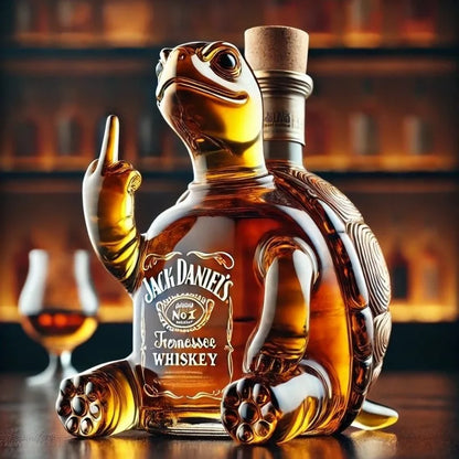 Rebellious Turtle Decanter Bottle