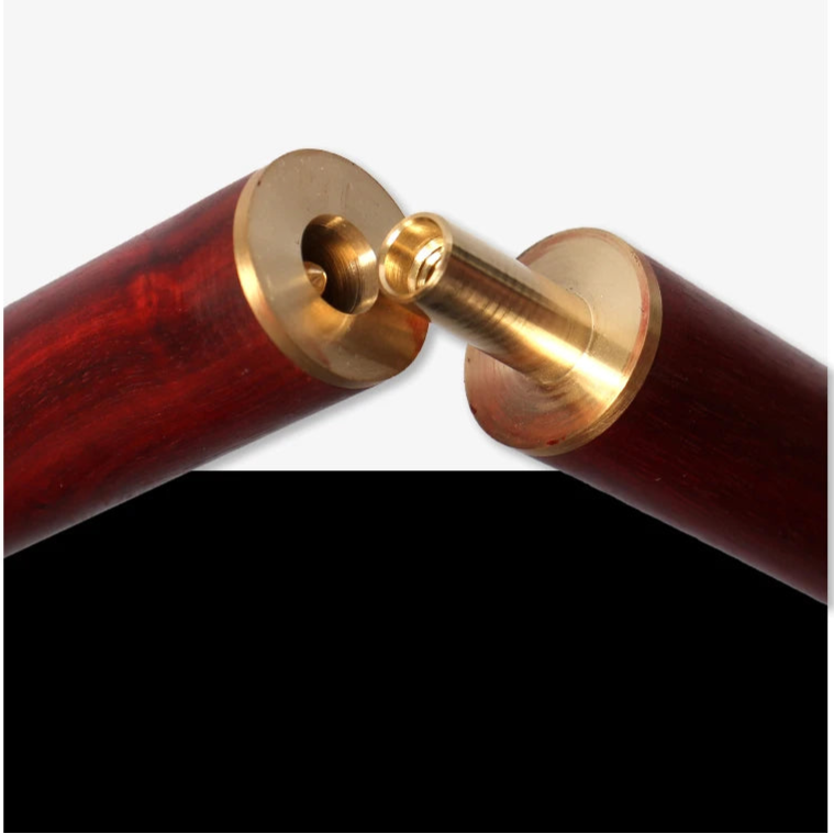 Luxury Red and Black Bird-Shaped Handle Walking Stick – African Wood Design