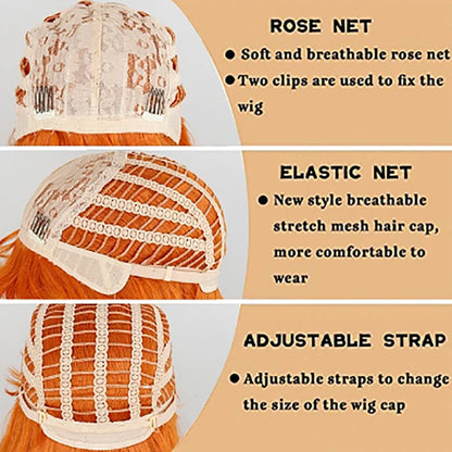 Hair Magic School Bus Ms Frizzle Wig Cosplay Party Wigs