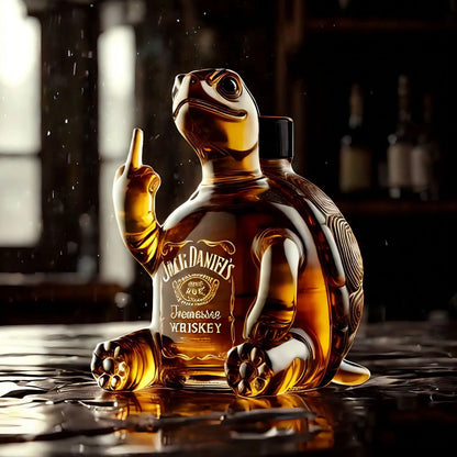 Rebellious Turtle Decanter Bottle