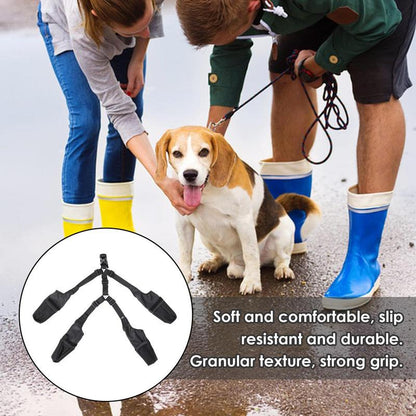 Adjustable Dog Boots: Anti-Dirty Anti-Wet Skin-Friendly Paw Protectors for Outdoor Activities