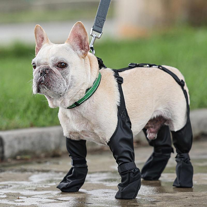 Adjustable Dog Boots: Anti-Dirty Anti-Wet Skin-Friendly Paw Protectors for Outdoor Activities