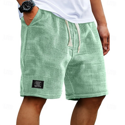Marco | Casual Waffle Summer Shorts