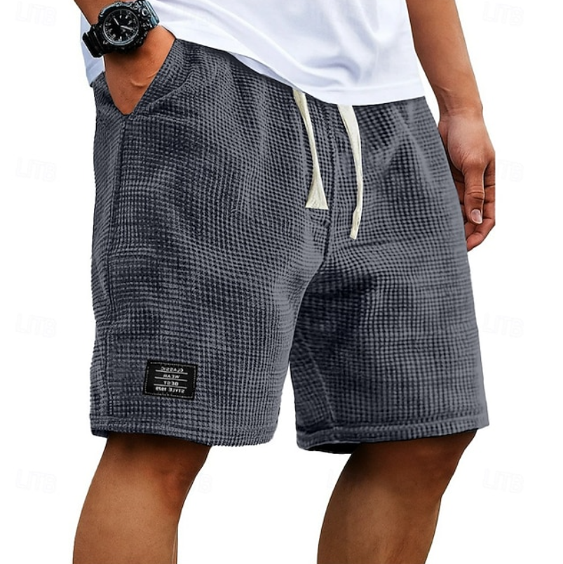 Marco | Casual Waffle Summer Shorts