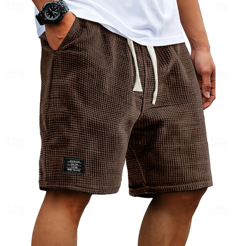 Marco | Casual Waffle Summer Shorts