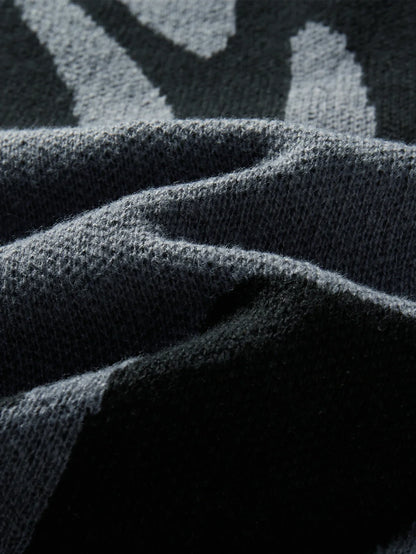 Garen | Abstract Wool Pullover Knit Sweater