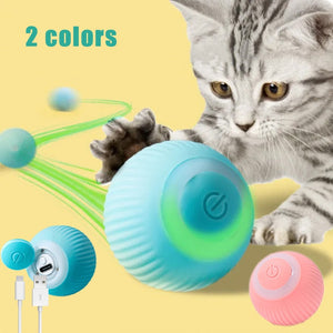 Best Electric Cat and Dog Toys Smart Self Rolling Ball Interactive Toys