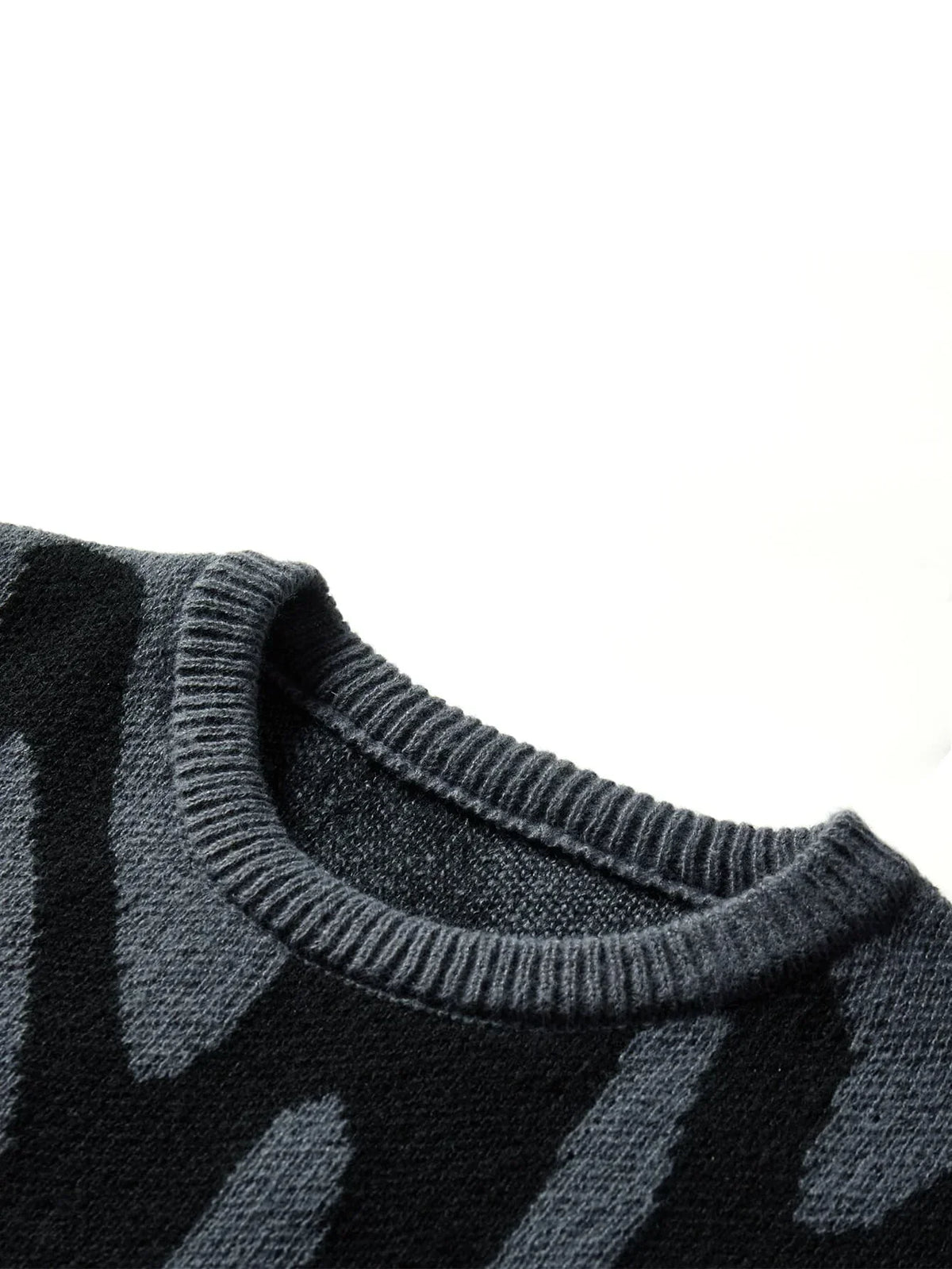 Garen | Abstract Wool Pullover Knit Sweater