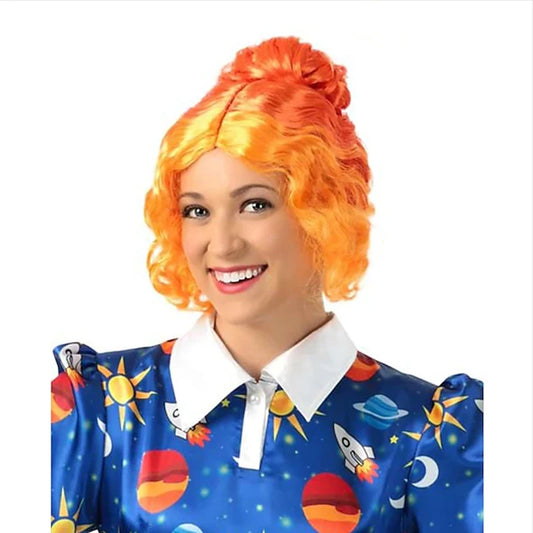 Hair Magic School Bus Ms Frizzle Wig Cosplay Party Wigs