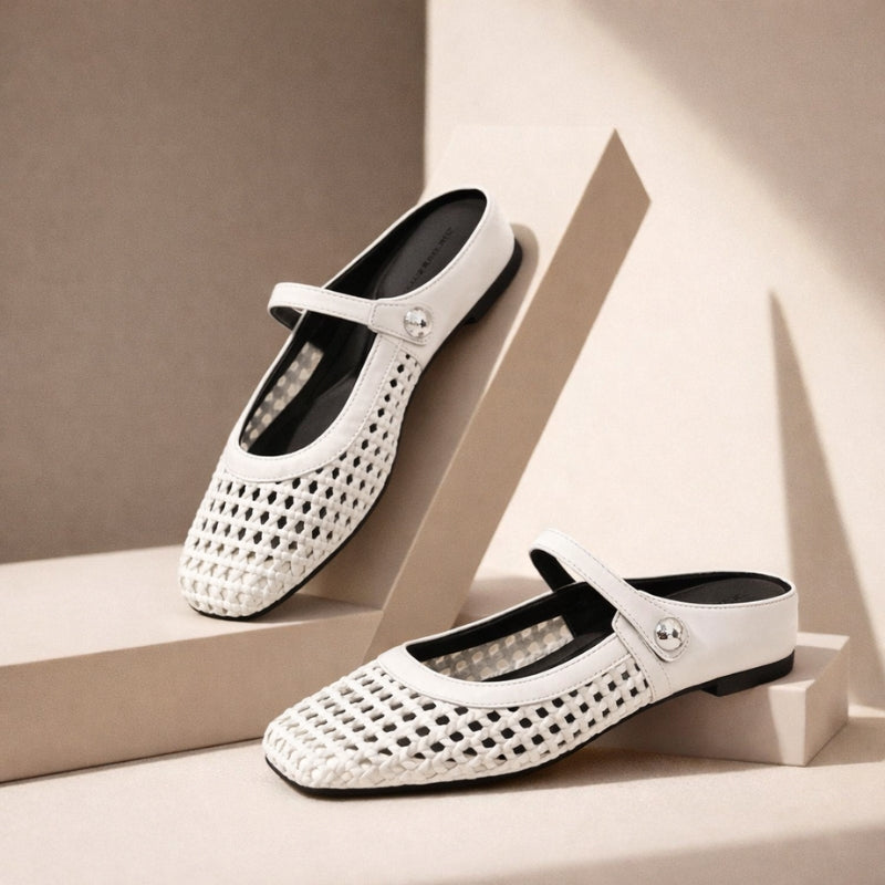 Sienna | Stylish Women's Summer Mules Flat Slip-on