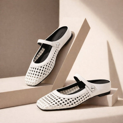Sienna | Stylish Women's Summer Mules Flat Slip-on