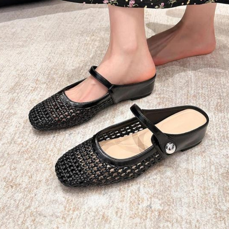 Sienna | Stylish Women's Summer Mules Flat Slip-on