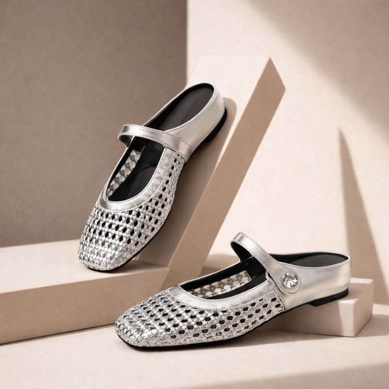 Sienna | Stylish Women's Summer Mules Flat Slip-on