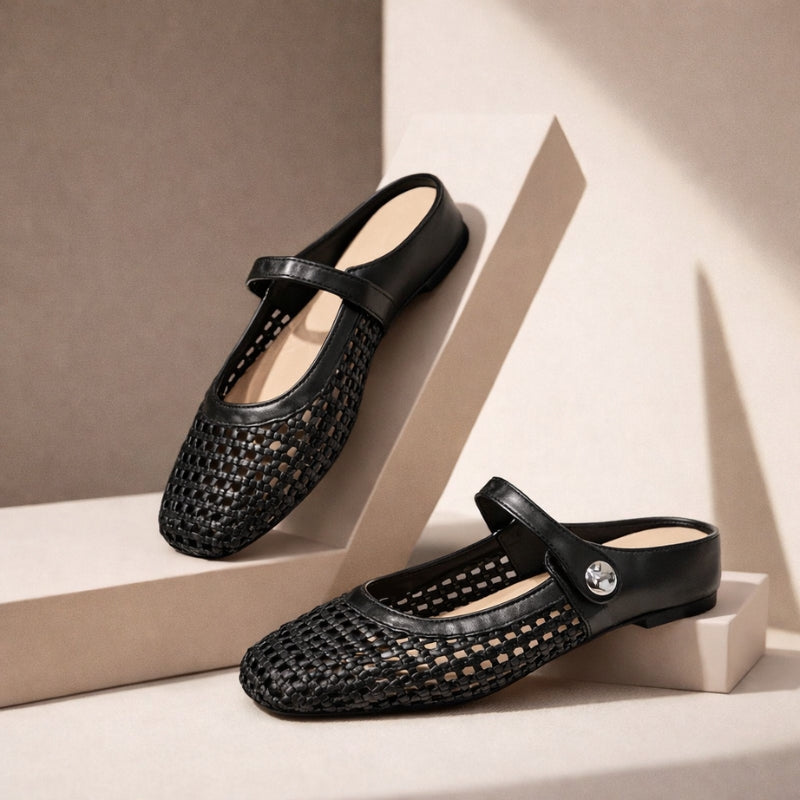 Sienna | Stylish Women's Summer Mules Flat Slip-on