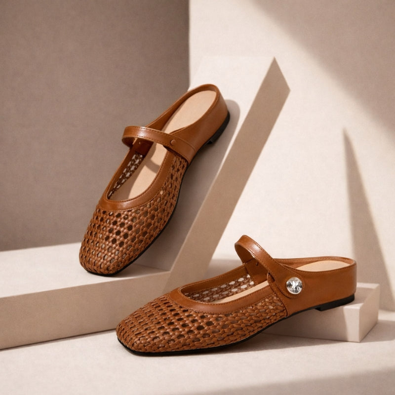 Sienna | Stylish Women's Summer Mules Flat Slip-on