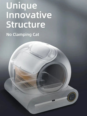 Automatic Self-Cleaning Smart Cat Litter Box 65L App Control Pet Cat Toilet with Ionic Deodorizer