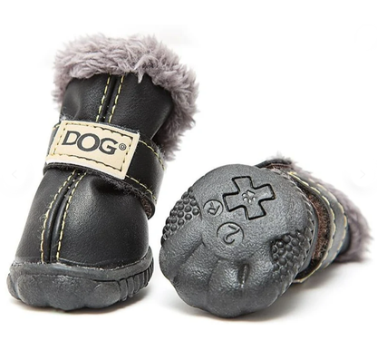 Stylish Waterproof Winter Dog Booties