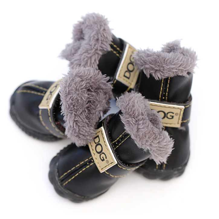 Stylish Waterproof Winter Dog Booties