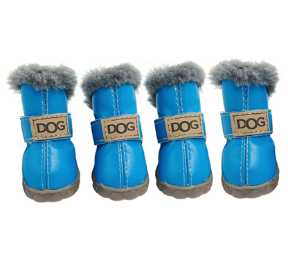 Stylish Waterproof Winter Dog Booties