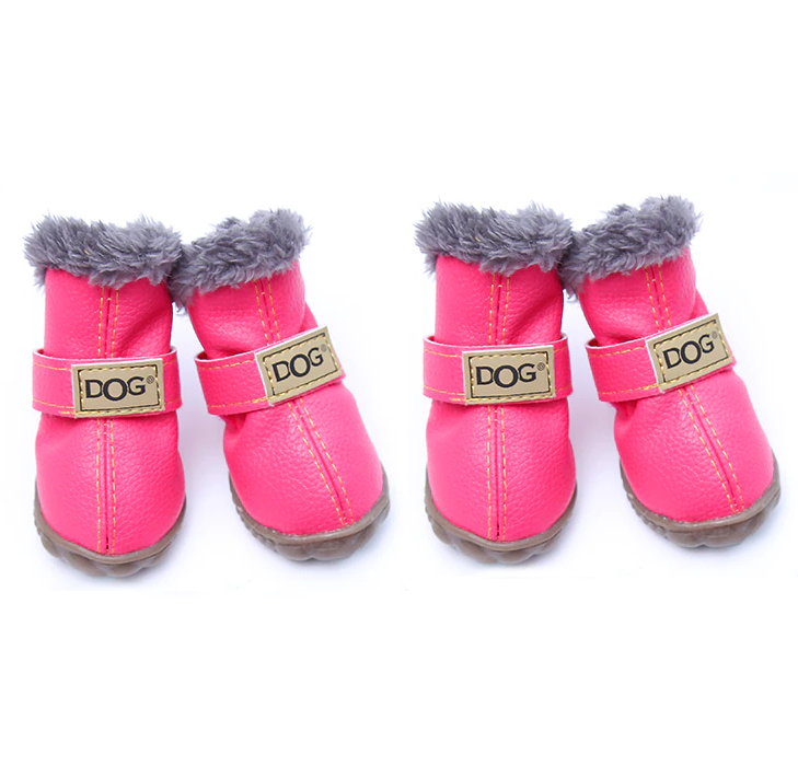 Stylish Waterproof Winter Dog Booties