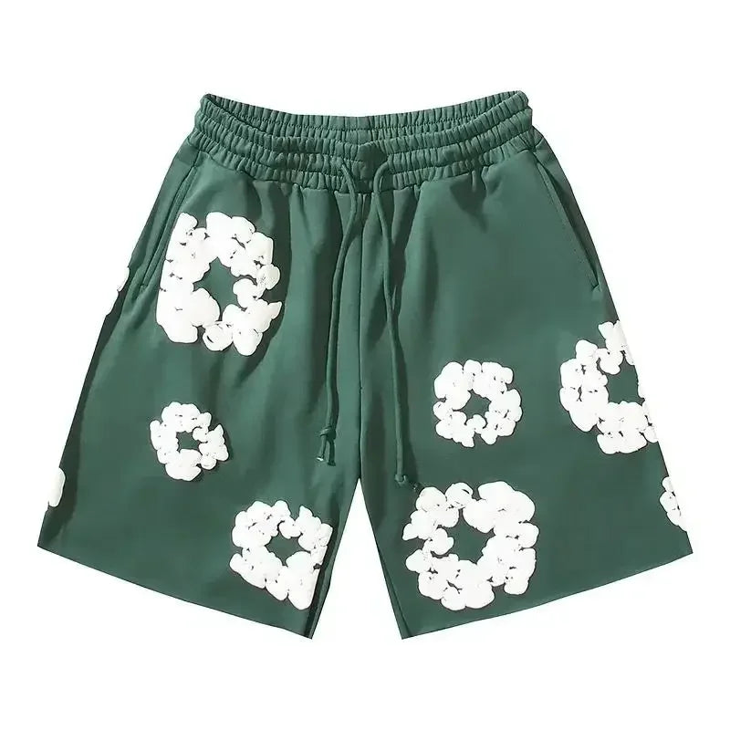 Vega floral shorts styled with a plain tee