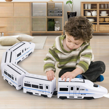 Electric Toy Train for Kids with Action Flashing Lights