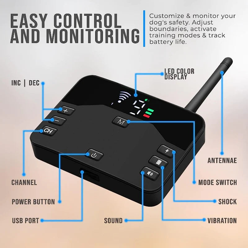Wireless Dog Fence Wireless Boundary Containment System
