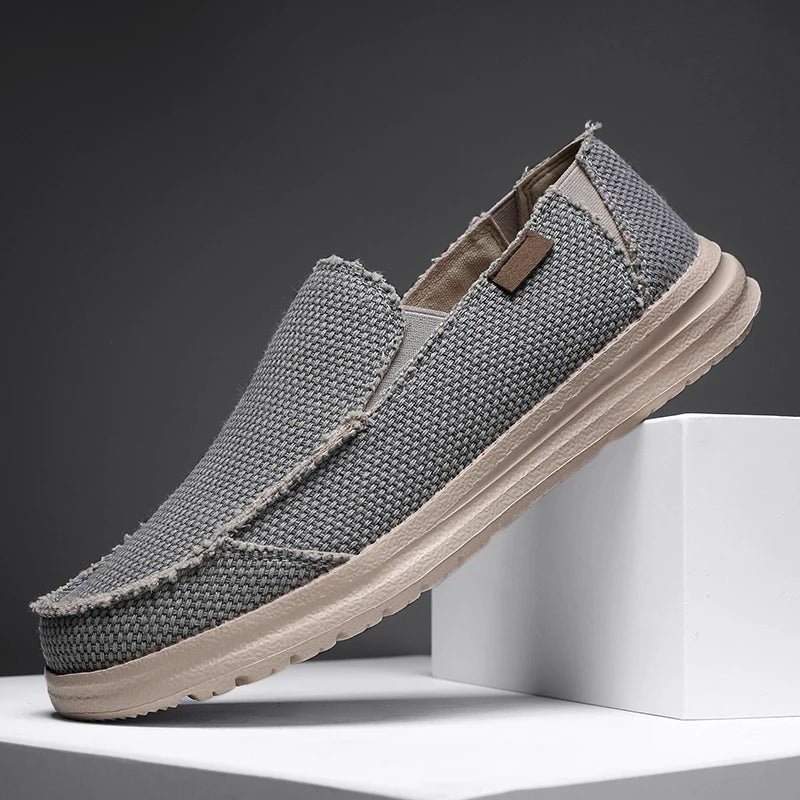 Women's Breathable Canvas Slip-Ons | Lightweight Comfortable Travel Shoes 0