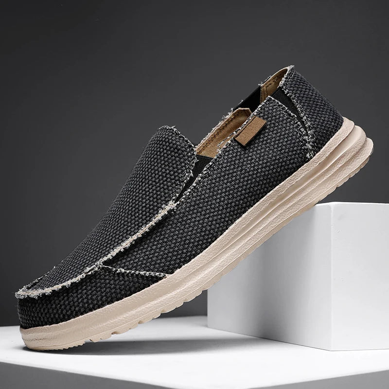 Women's Breathable Canvas Slip-Ons | Lightweight Comfortable Travel Shoes 1