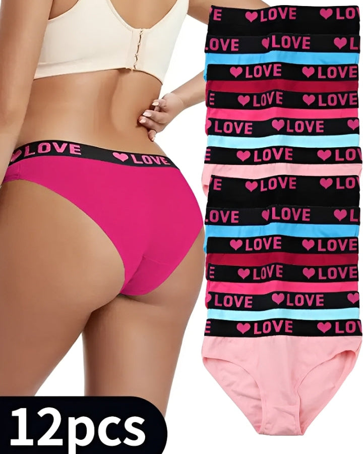 Women's Breathable Cotton High-Rise Panties | Comfortable Lightweight Underwear Set 1