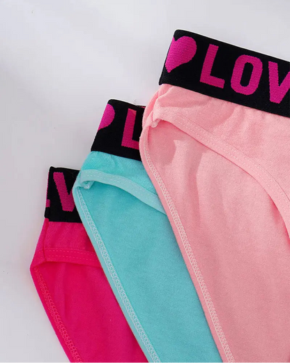 Women's Breathable Cotton High-Rise Panties | Comfortable Lightweight Underwear Set 3