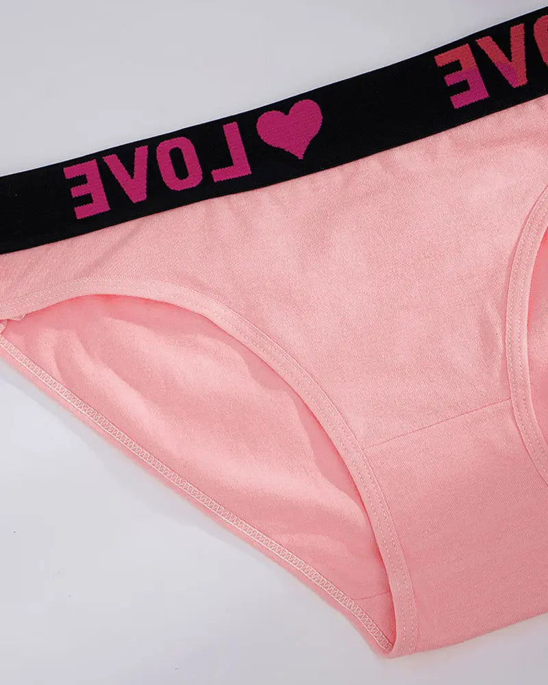 Women's Breathable Cotton High-Rise Panties | Comfortable Lightweight Underwear Set 4