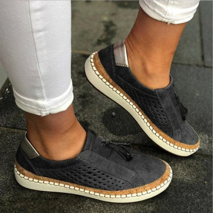 Women's Breathable Fabric Slip-On Sneakers | Comfortable Orthopedic Walking Shoes 2