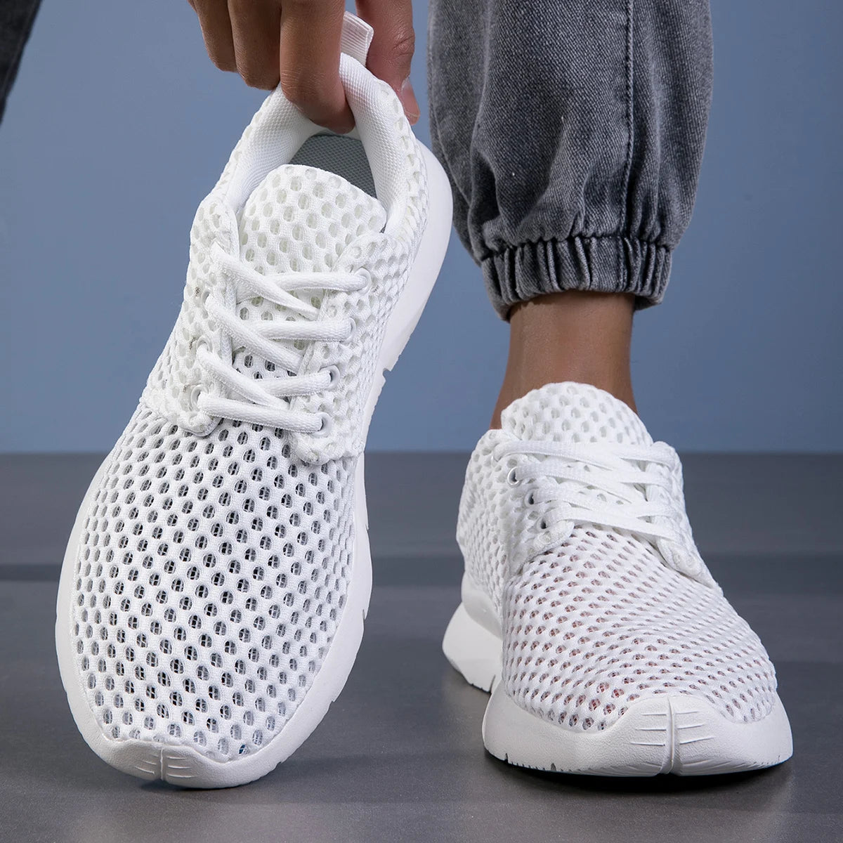 Women's Breathable Mesh Sneakers | Comfortable Slip-On Walking Shoes 3