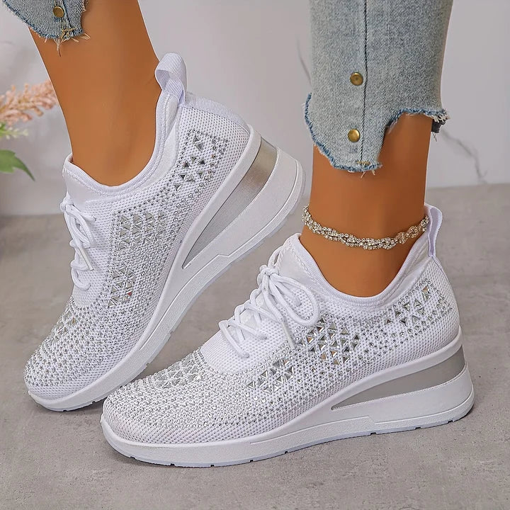 Women's Breathable Mesh Sneakers | Elegant Orthopedic Slip-On Walking Shoes 0