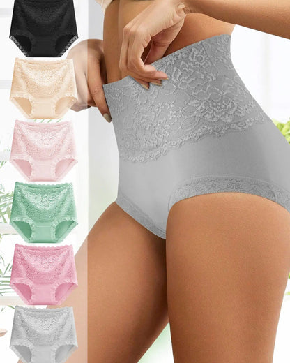 Women's Cotton Lace Briefs | Soft High-Waist Elegant Underwear | Breathable Comfort Lingerie 3