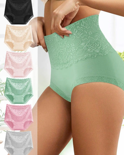 Women's Cotton Lace Briefs | Soft High-Waist Elegant Underwear | Breathable Comfort Lingerie 4