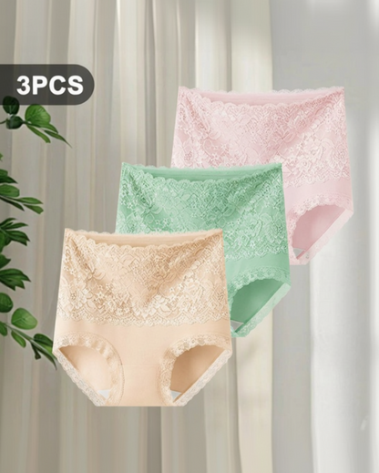 Women's Cotton Lace Briefs | Soft High-Waist Elegant Underwear | Breathable Comfort Lingerie 5