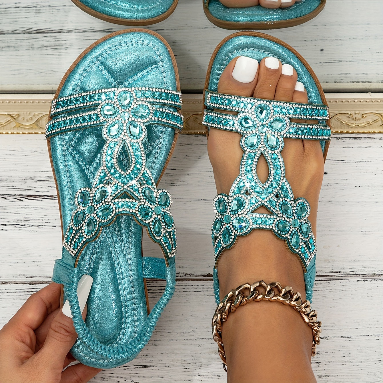 Women's Cushioned Boho Sandals | Stylish Orthopedic Comfort Footwear 0