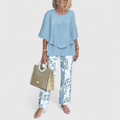 Women's Elegant Fabric Two-Piece Set | Stylish Plus Size Outfit for All Occasions 10