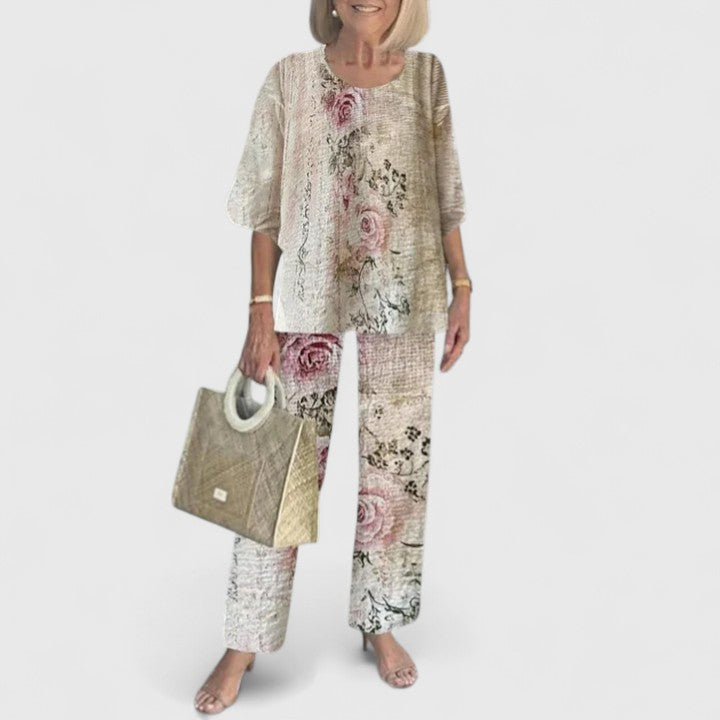 Women's Elegant Fabric Two-Piece Set | Stylish Plus Size Outfit for All Occasions 11