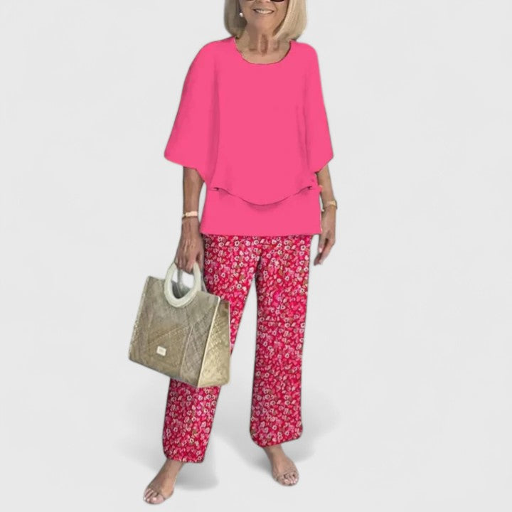 Women's Elegant Fabric Two-Piece Set | Stylish Plus Size Outfit for All Occasions 6