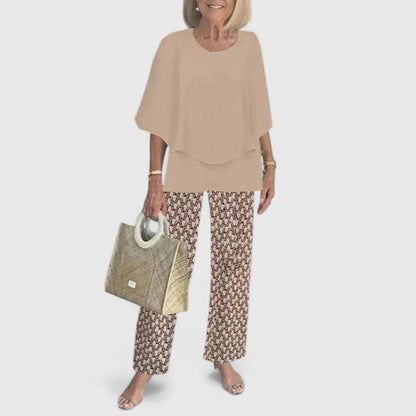 Women's Elegant Fabric Two-Piece Set | Stylish Plus Size Outfit for All Occasions 9