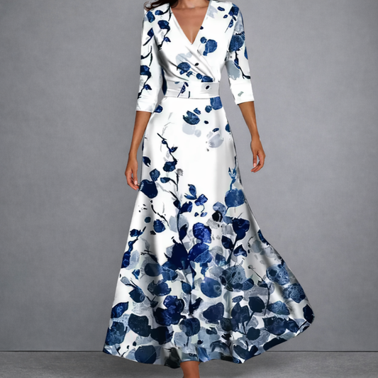 Women's Floral Maxi Dress | Elegant Flowing Summer Dress for Timeless Style 0