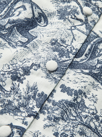 Women's Floral Print Polyester 3-Piece Shorts Set | Breezy Summer Outfit 4