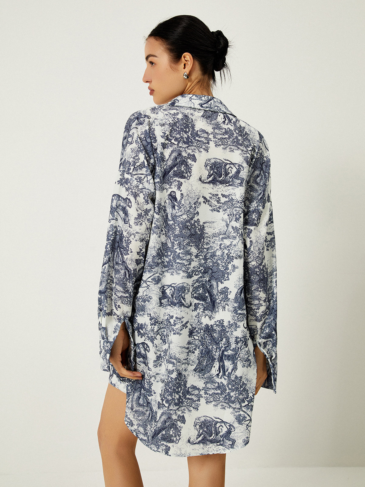 Women's Floral Print Polyester 3-Piece Shorts Set | Breezy Summer Outfit 6