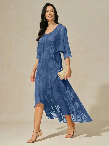 Women's Floral Sheer Chiffon Cardigan | Elegant Lightweight Short Layering Shrug 3