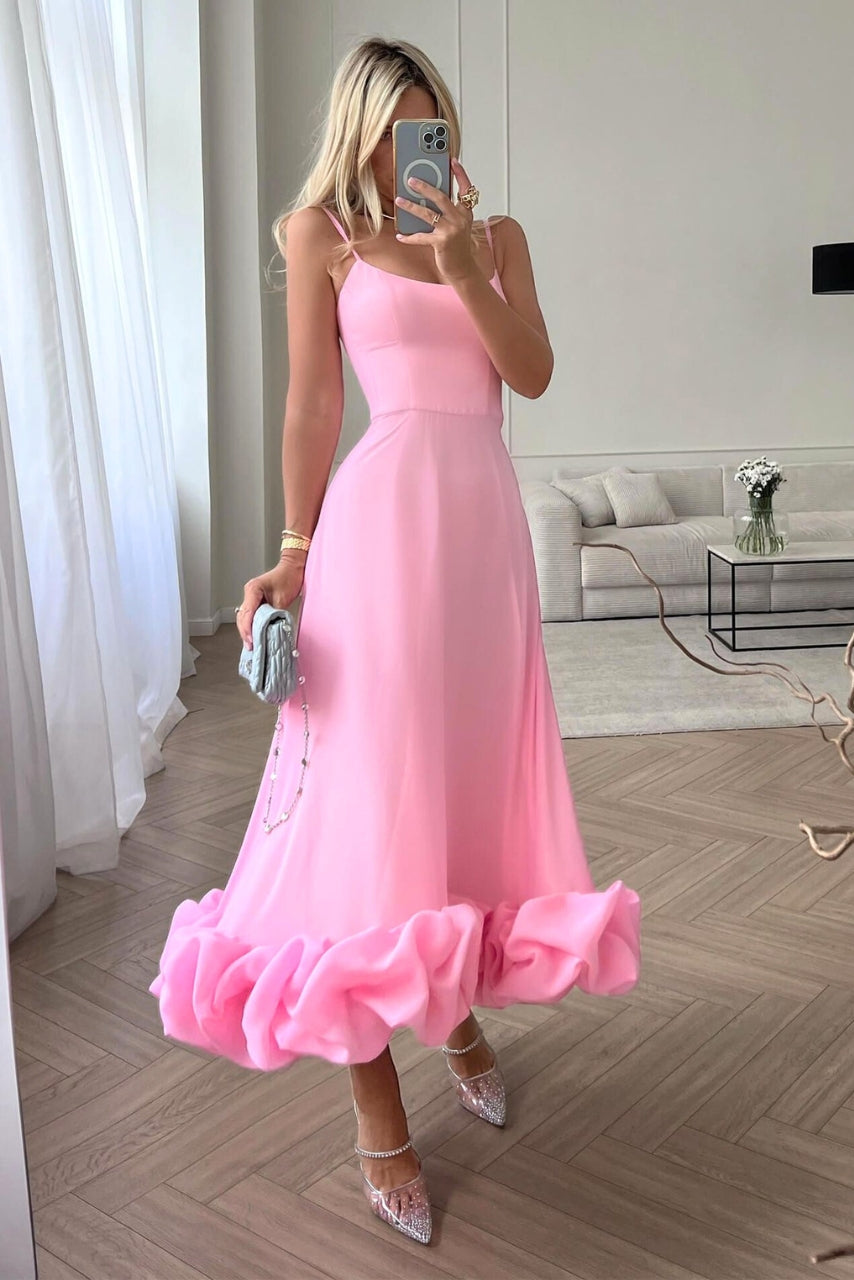 Women's Flowing Chiffon Maxi Dress | Elegant Summer Evening Gown 3